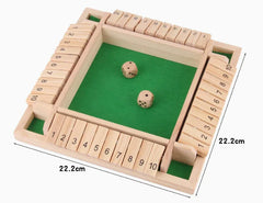 Deluxe Shut The Box Board Game