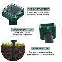 Solar Outdoor Pest Repellent with 5,000 Feet Range