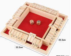 Deluxe Shut The Box Board Game