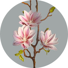 Elegant PU Magnolia Faux Flowers for Home Decor