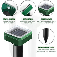 Solar Outdoor Pest Repellent with 5,000 Feet Range