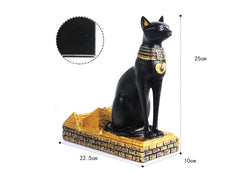 Anubis Wine Rack with Egyptian Cat Design