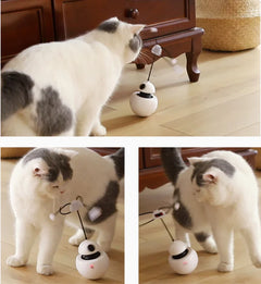 3-in-1 Robotic Laser Tumbling Cat Toy