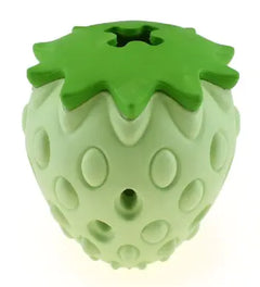 Dog Chew Toy - Bite-Resistant Treat-Dispensing Strawberry