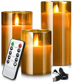 Flameless LED Pillar Candles
