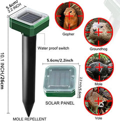 Solar Outdoor Pest Repellent with 5,000 Feet Range