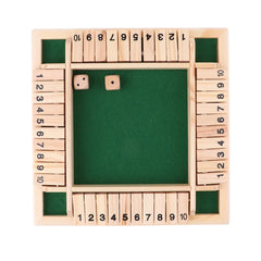 Deluxe Shut The Box Board Game