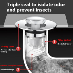 Universal Wash Basin Drain Plug