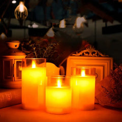 Flameless LED Pillar Candles