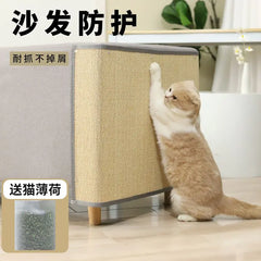 Cat Scratching Post with Durable Sofa Protector Pad