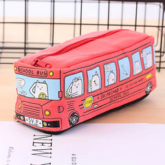 Large Capacity Bus Pencil Case